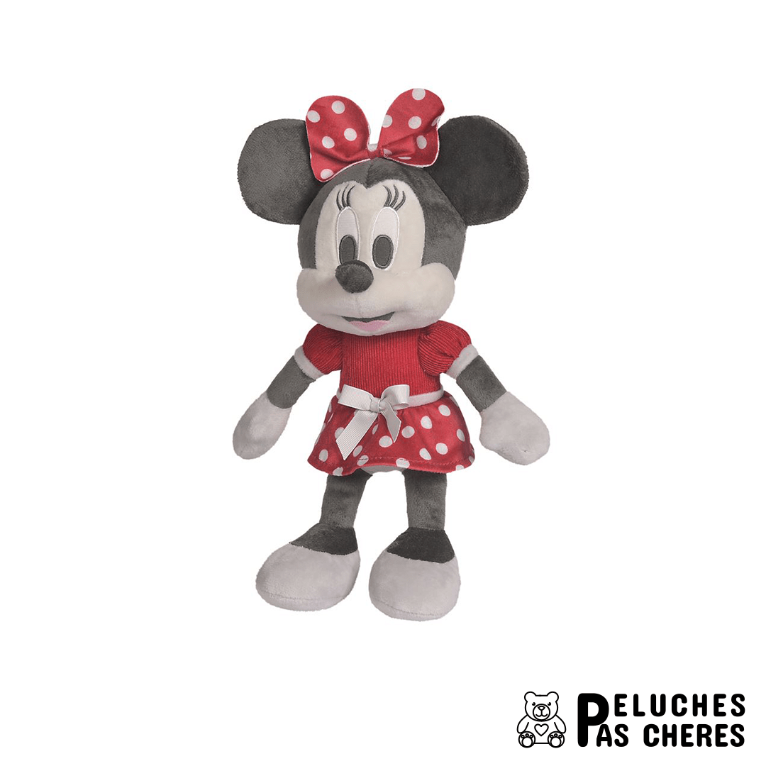 PELUCHE MINNIE RÉTRO 25CM Peluches pas chères