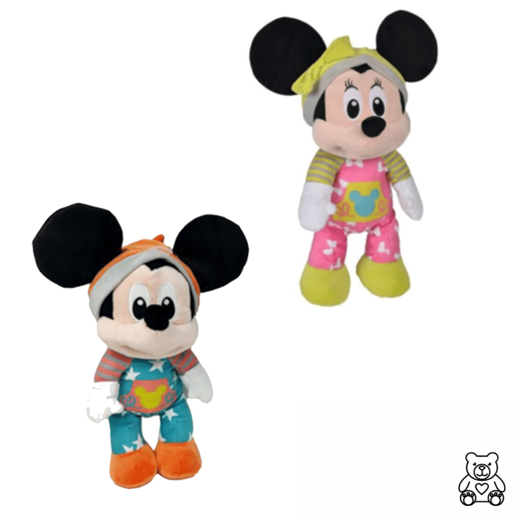 Peluche Mickey Minnie Barboteuse 25cm Peluches Pas Chères